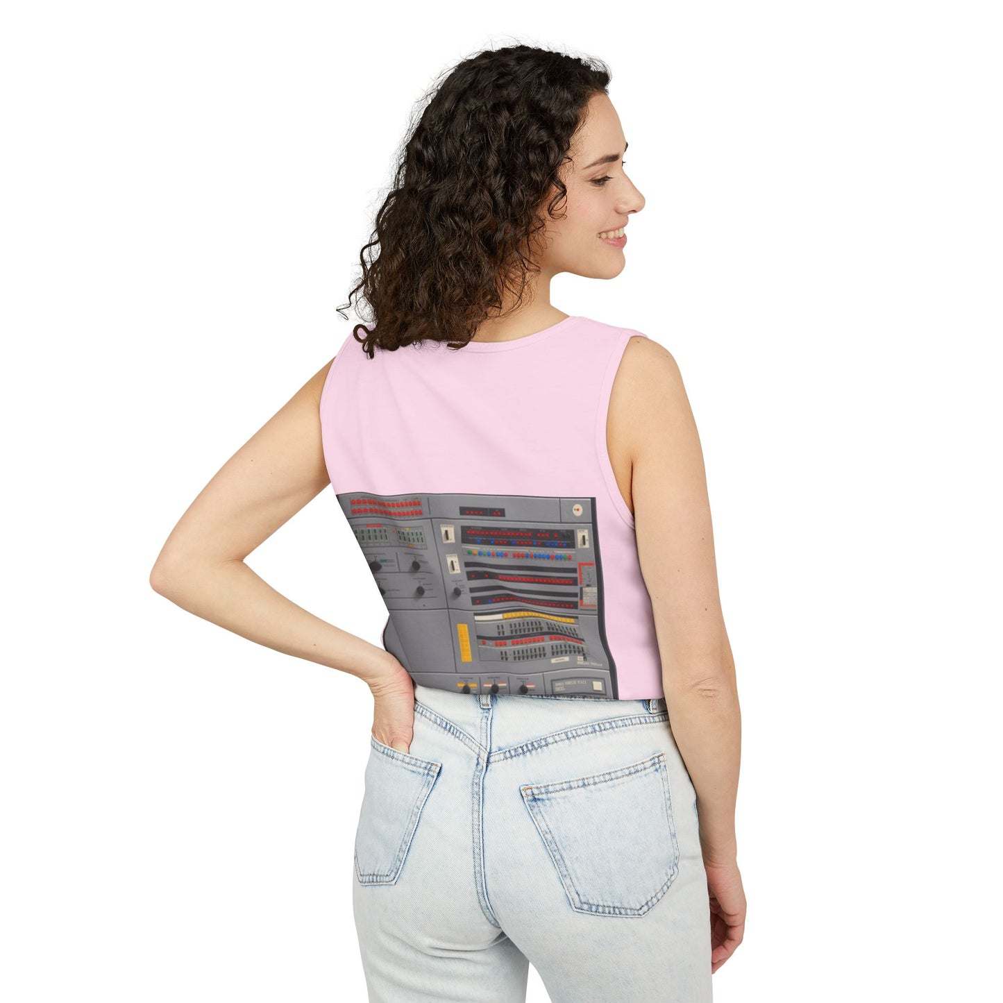Mainframe Inspired #2 Tank Top | Unisex Retro Graphic Tee for Tech Lovers, Summer Fashion, Gift for Nerds, Festival Wear, 80s Style