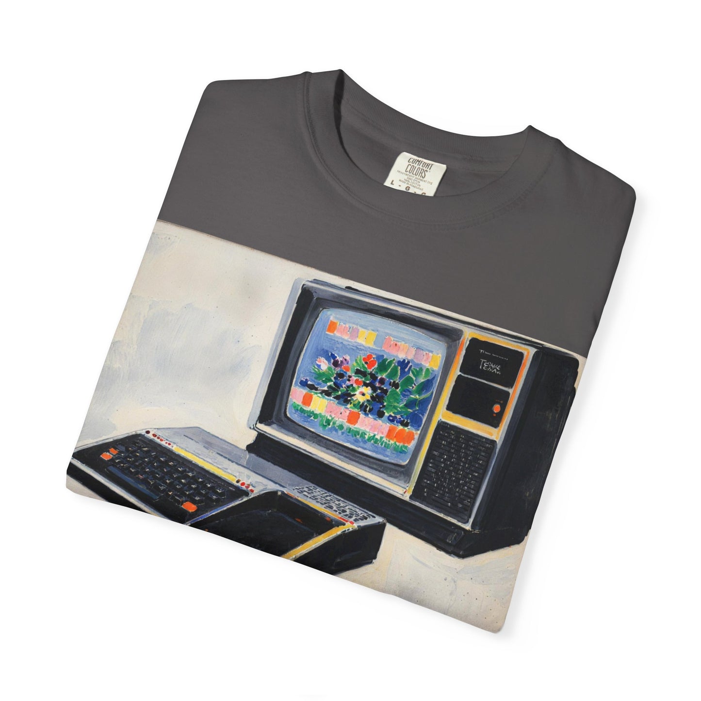 TI 99/4A Home Computer T-Shirt | Canvas Art Color | Ideal for tech enthusiasts and collectors