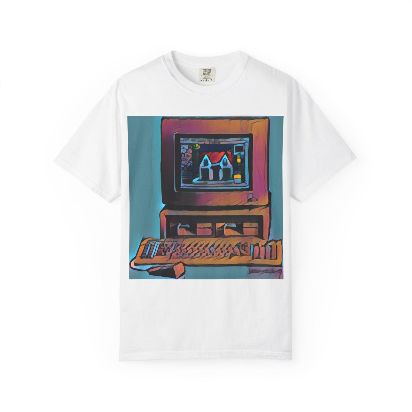 Classic business machine inspired T-Shirt | Color Print Art | Ideal for tech enthusiasts and collectors