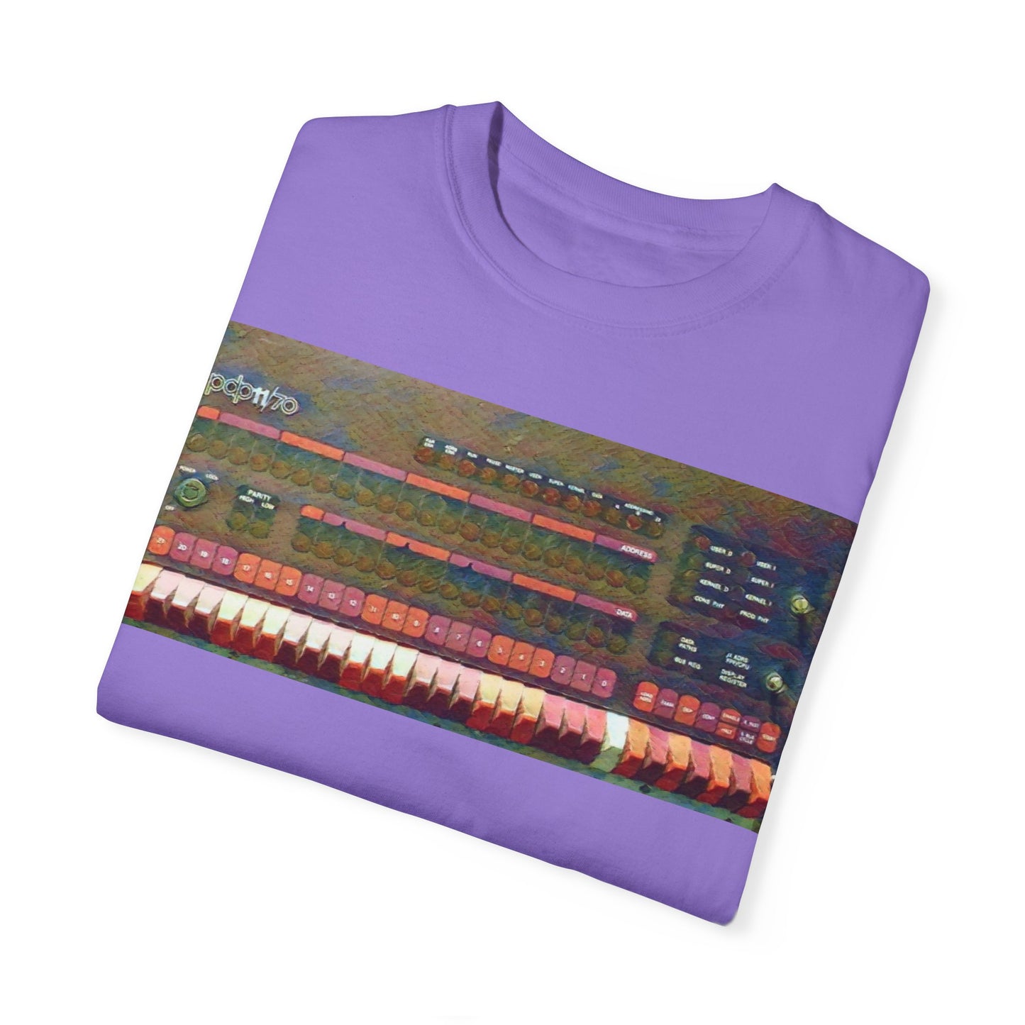 Classic Mini Computer T-Shirt - Paint Art Color