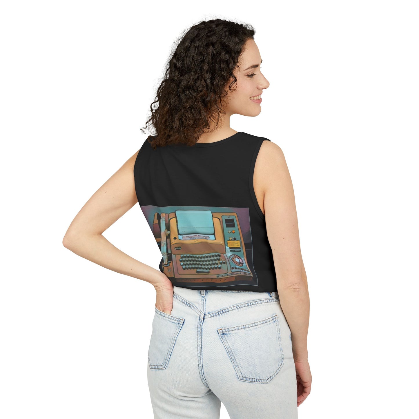IMSAI 8080 Inspired Tank Top | Unisex Retro Graphic Tee for Tech Lovers, Summer Fashion, Gift for Nerds, Festival Wear, 80s Style