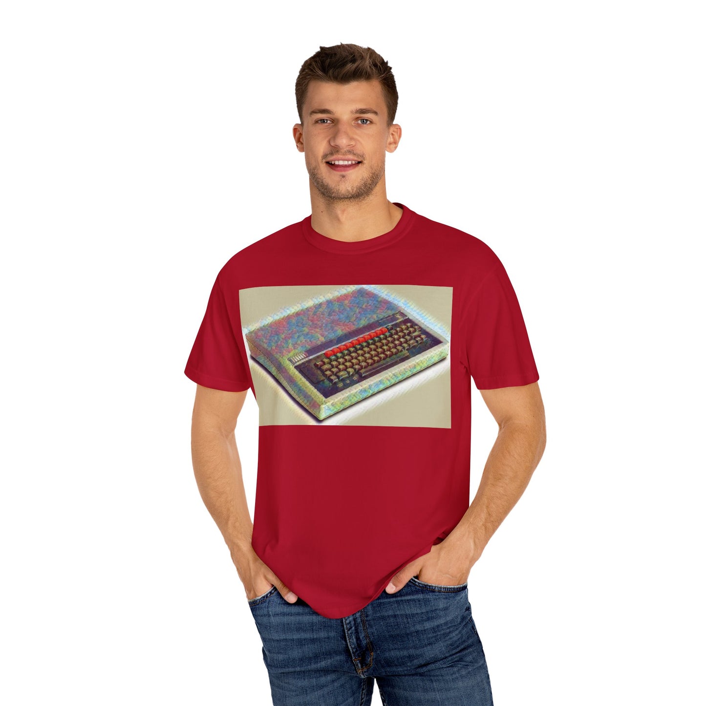 Classic Micro Computer T-Shirt - Paint Art Color