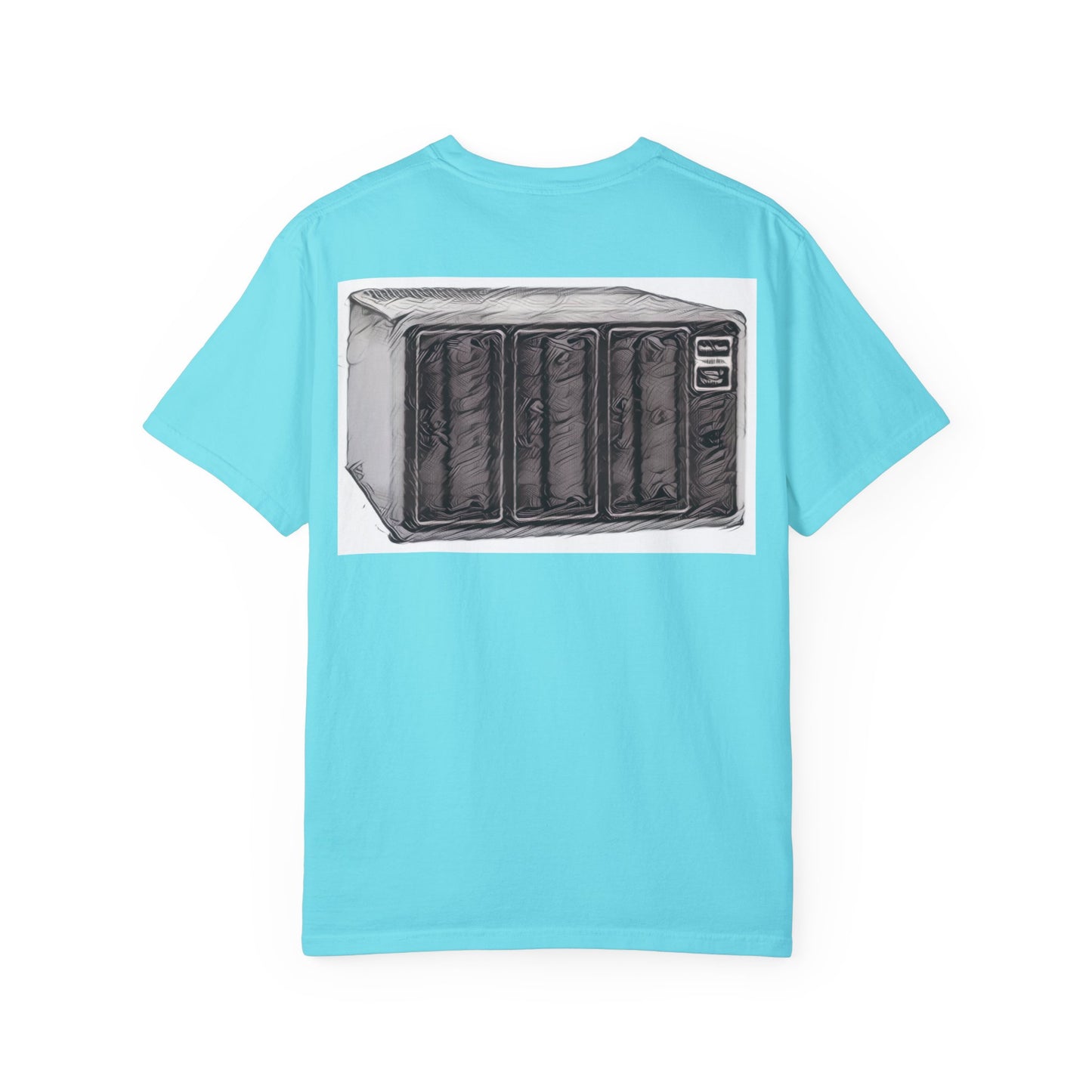 Classic Business Machine With Floppy Disk Bay T-Shirt - Ink Art Monochrome