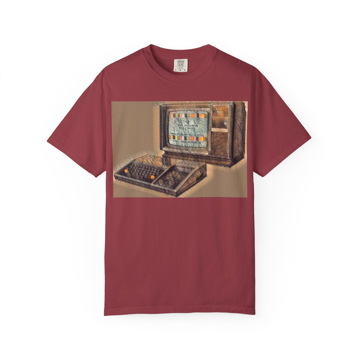 TI 99/4A Home Computer T-Shirt | Sepia/Color Art | Ideal for tech enthusiasts and collectors