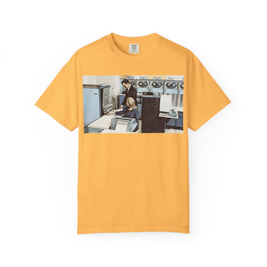 Classic Mainframe T-Shirt with control panel on back - Print Art Color