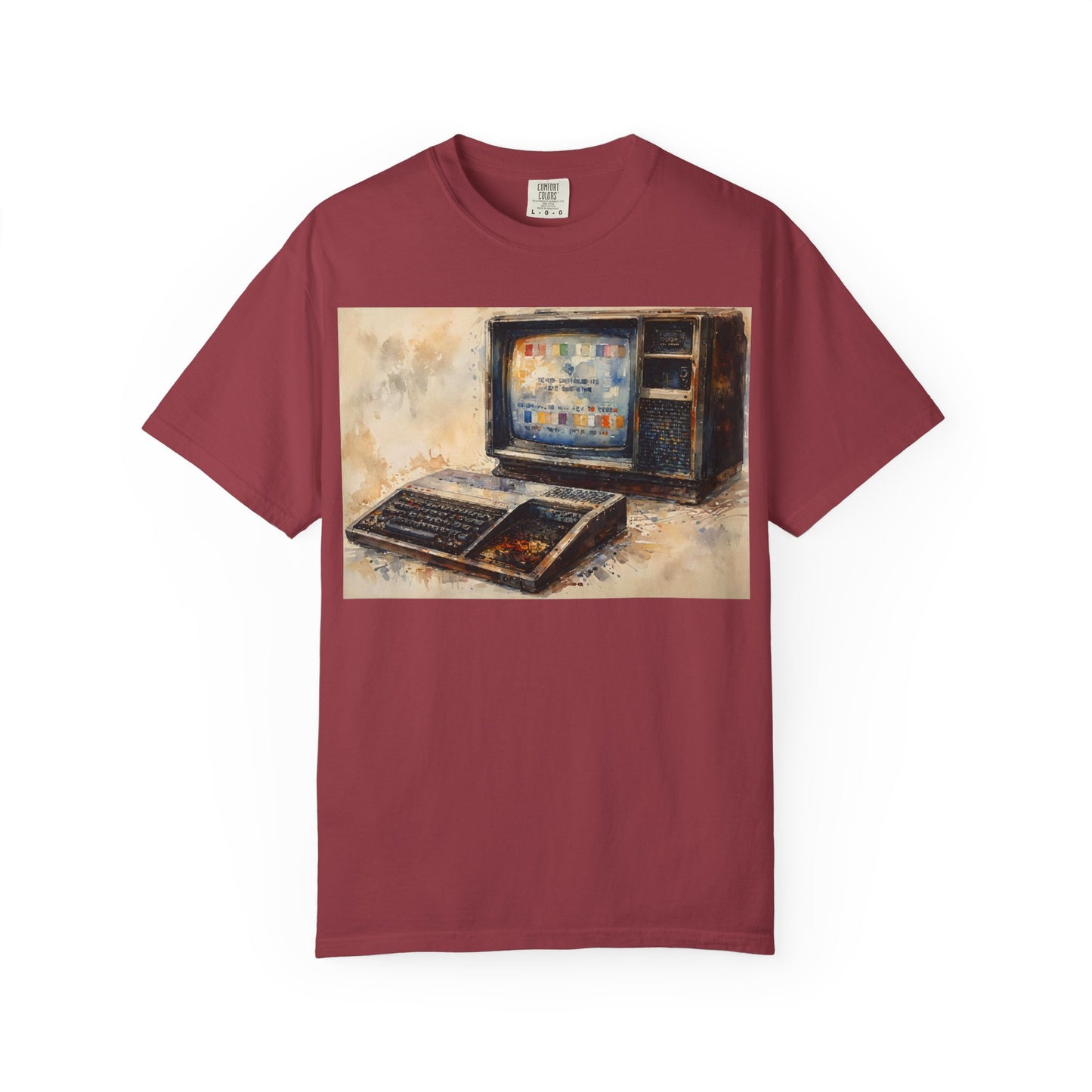 TI 99/4A Home Computer T-Shirt | Oil Art Color | Ideal for tech enthusiasts and collectors