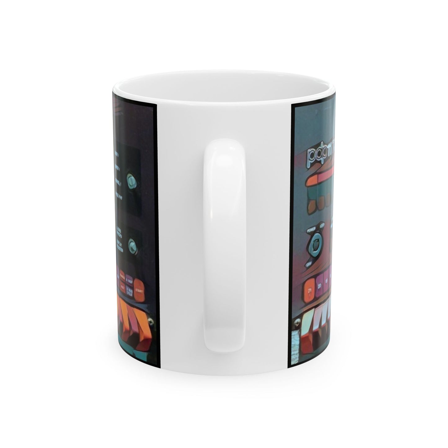 Classic Mini Computer Mug | Print Art | Perfect for Tech Lovers