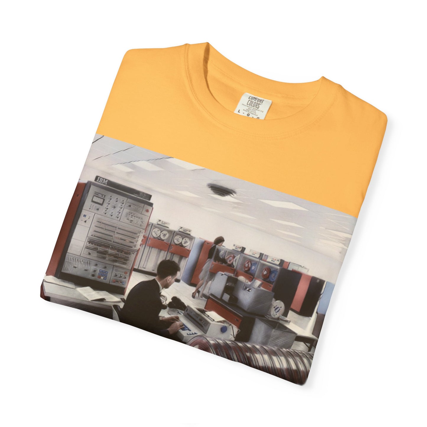 Classic Mainframe Computer T-Shirt - Ink Art Color