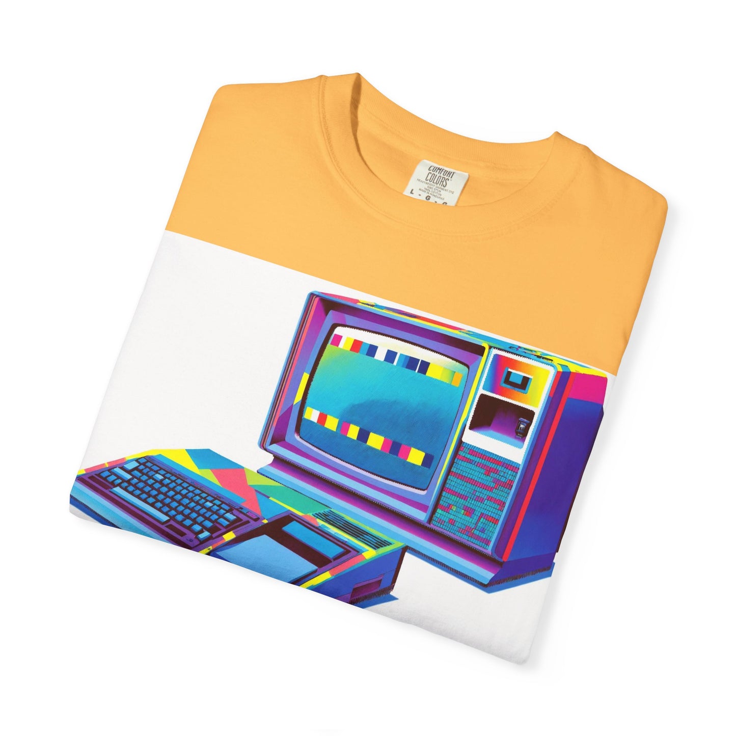 TI 99/4A Home Computer T-Shirt | Multi Color Modern Art | Ideal for tech enthusiasts and collectors