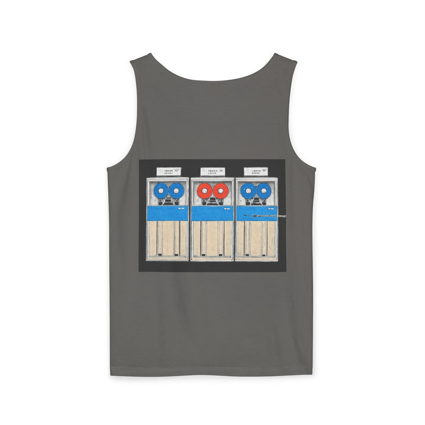Mainframe Inspired Tank Top | Unisex Retro Graphic Tee for Tech Lovers, Summer Fashion, Gift for Nerds, Festival Wear, 80s Style