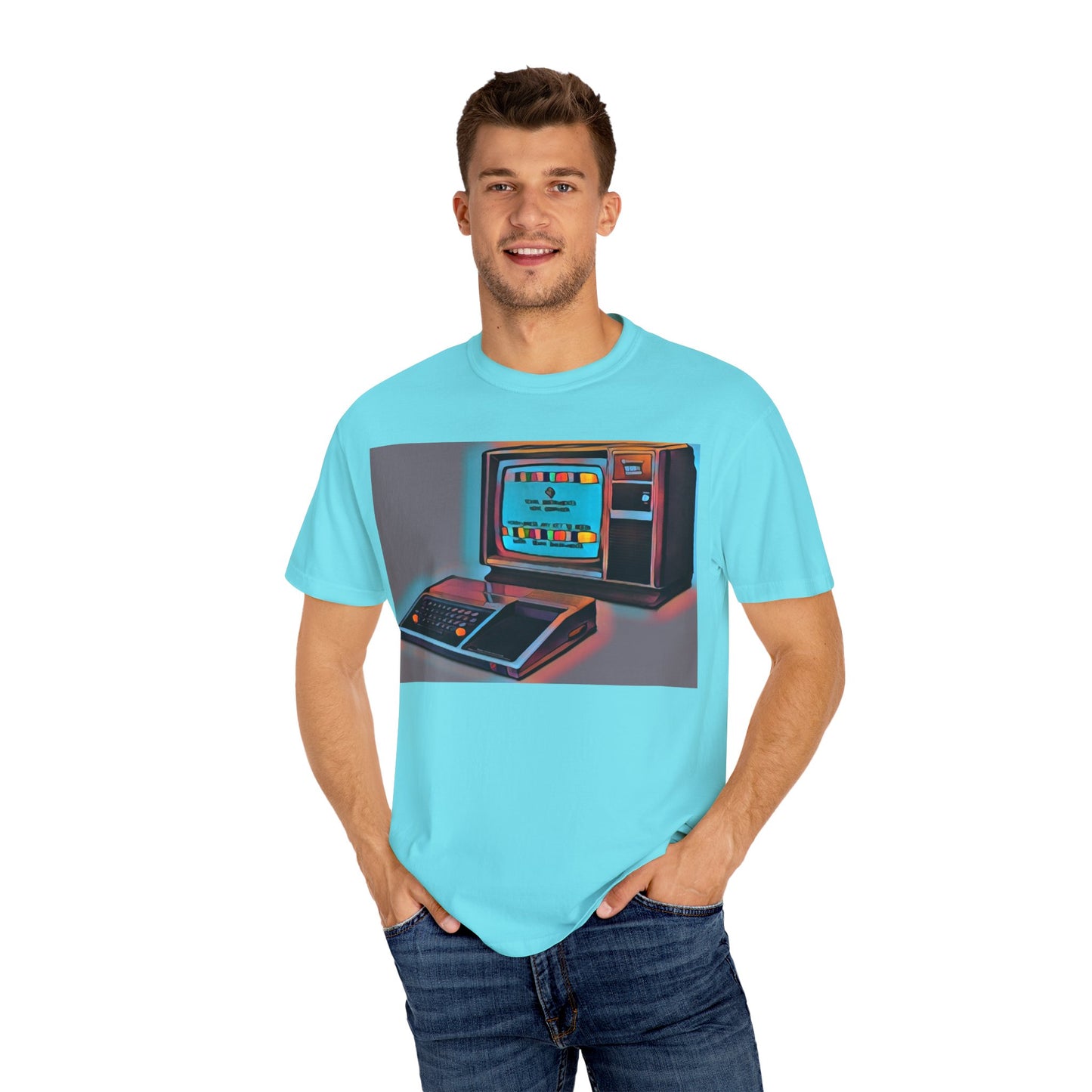 TI 99/4A Home Computer T-Shirt | Print Art Color | Ideal for tech enthusiasts and collectors