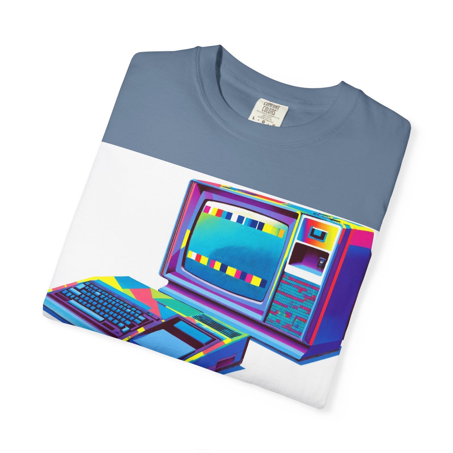 TI 99/4A Home Computer T-Shirt | Multi Color Modern Art | Ideal for tech enthusiasts and collectors