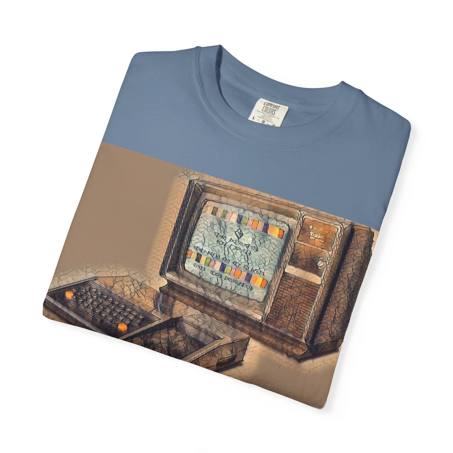 TI 99/4A Home Computer T-Shirt | Sepia/Color Art | Ideal for tech enthusiasts and collectors