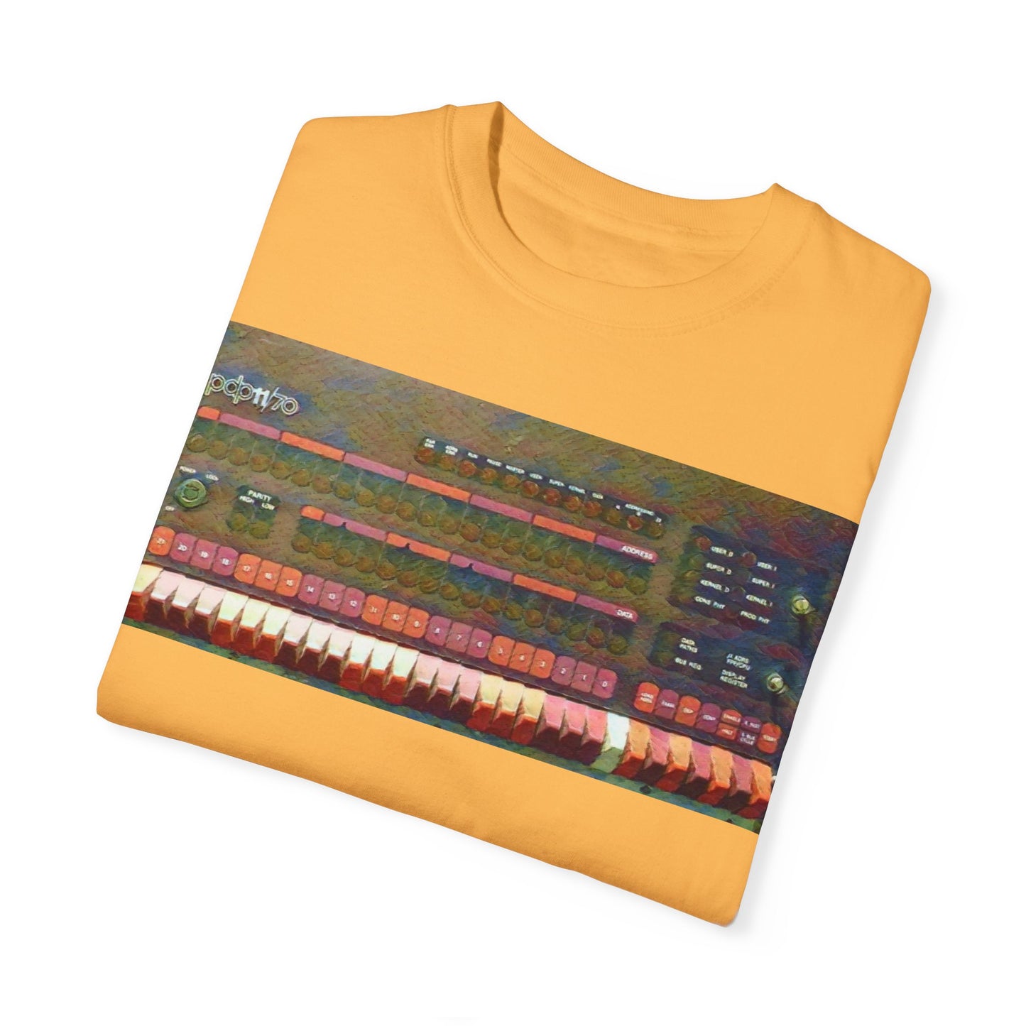 Classic Mini Computer T-Shirt - Paint Art Color