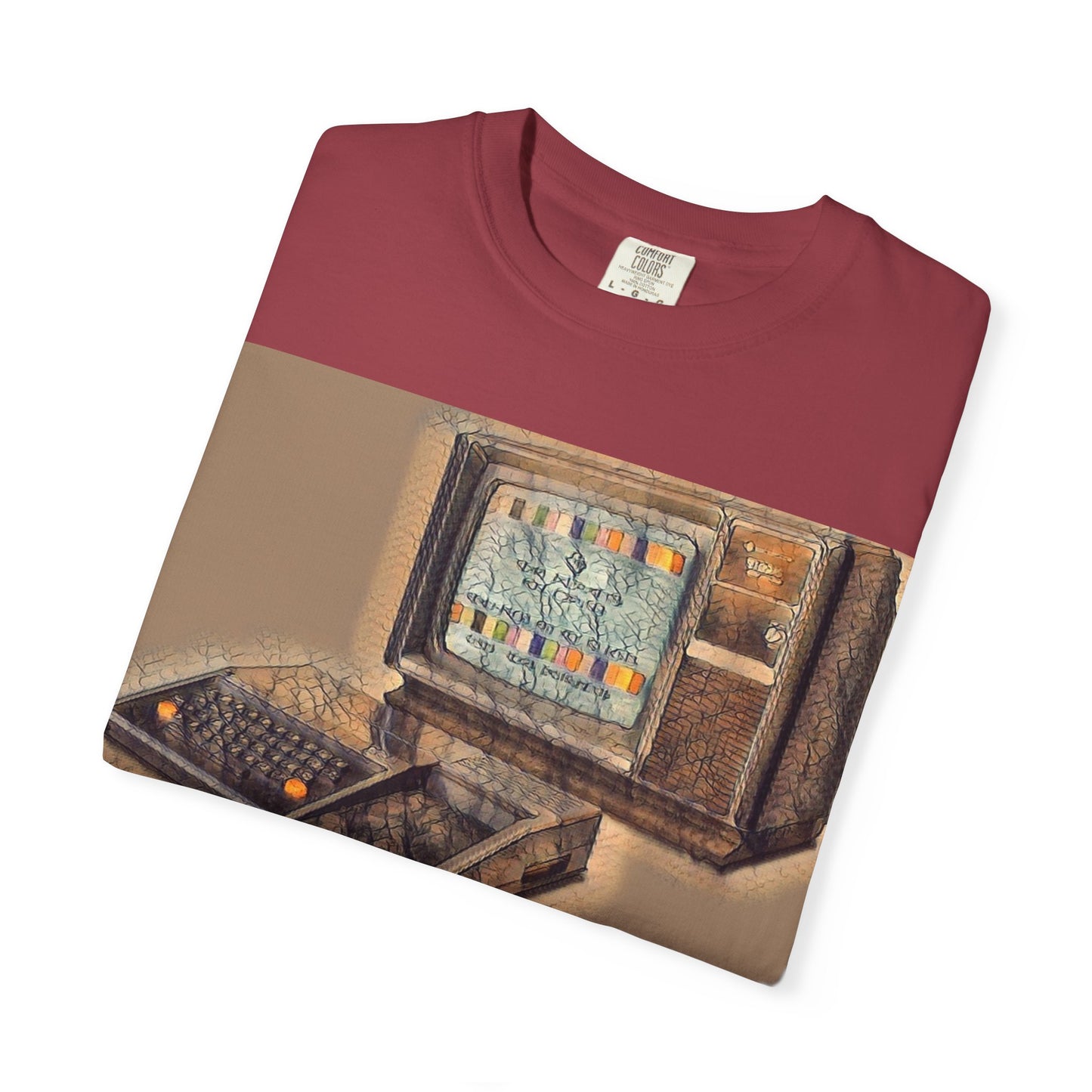TI 99/4A Home Computer T-Shirt | Sepia/Color Art | Ideal for tech enthusiasts and collectors