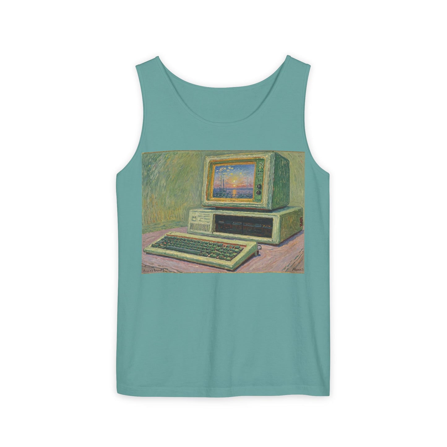 Classic PC Tank Top | Unisex Retro Graphic Tee for Tech Lovers, Summer Fashion, Gift for Nerds, Festival Wear, 80s Style