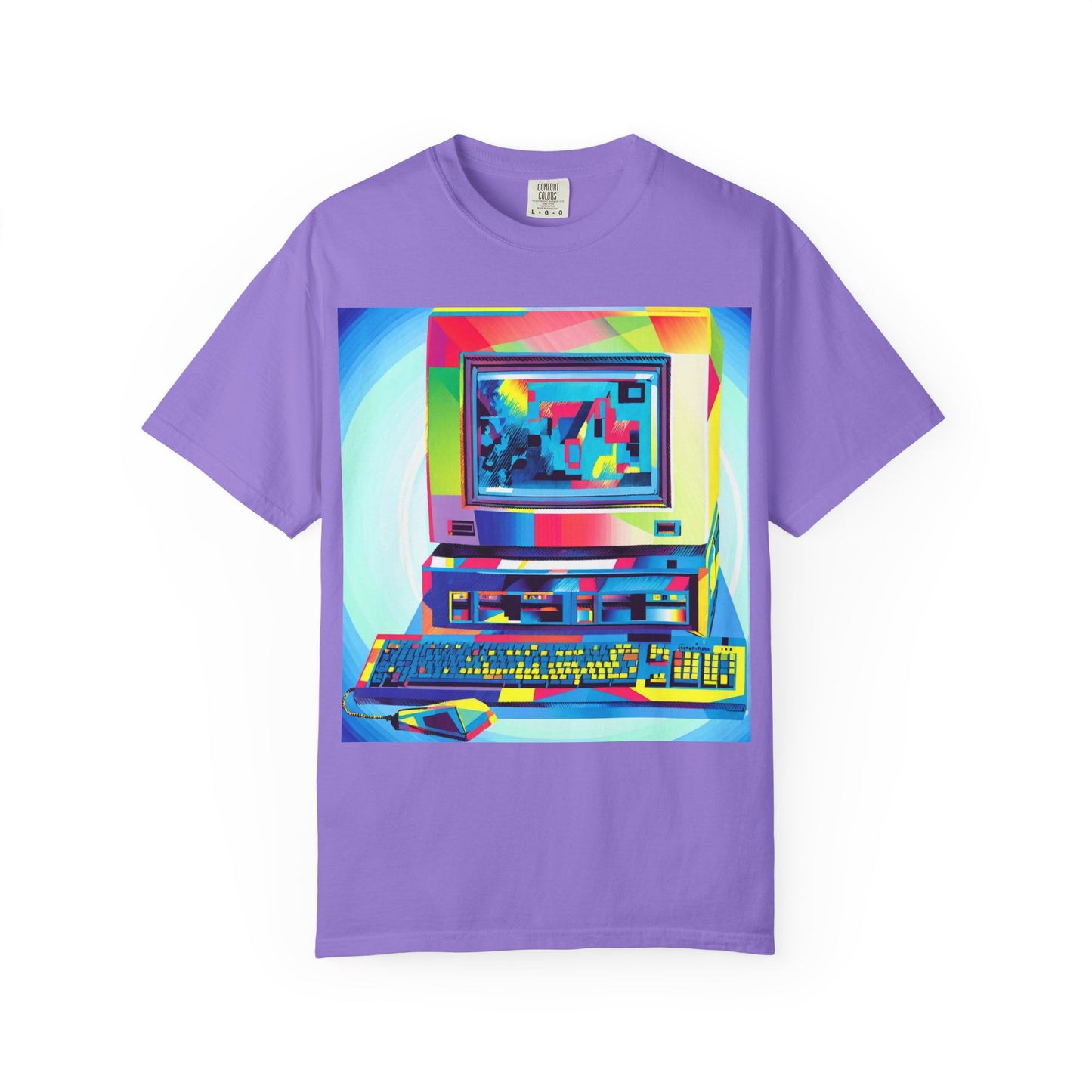 Classic business machine inspired T-Shirt | Multi-Color Art | Ideal for tech enthusiasts and collectors