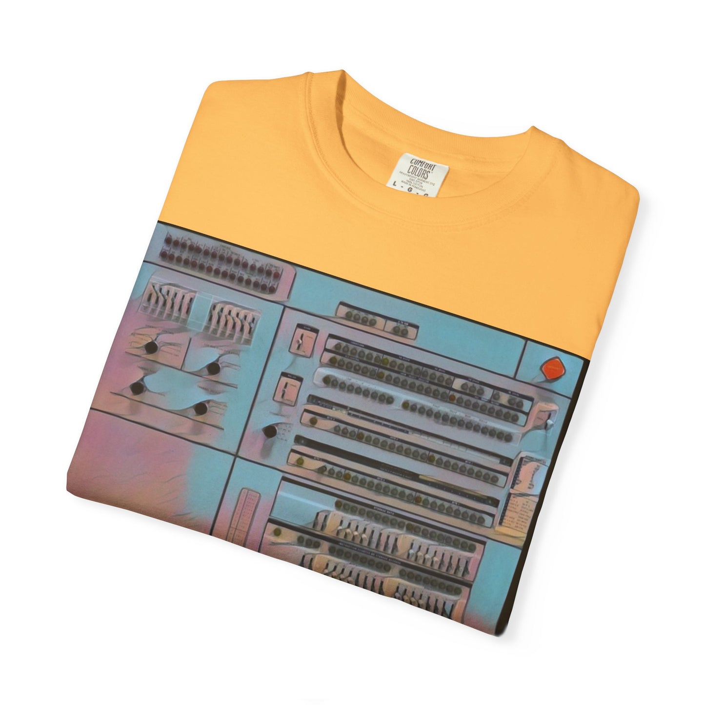 Classic Mainframe Computer Control Panel T-Shirt - Print Art Color