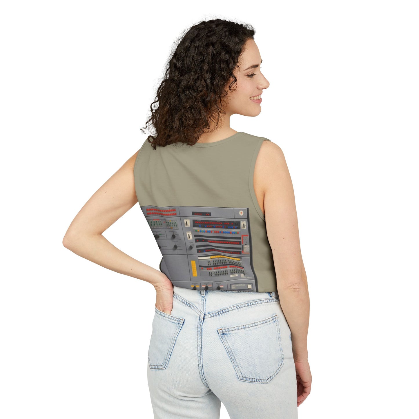 Mainframe Inspired #2 Tank Top | Unisex Retro Graphic Tee for Tech Lovers, Summer Fashion, Gift for Nerds, Festival Wear, 80s Style