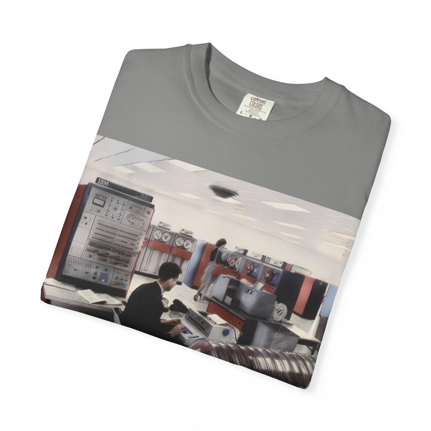 Classic Mainframe Computer T-Shirt - Ink Art Color