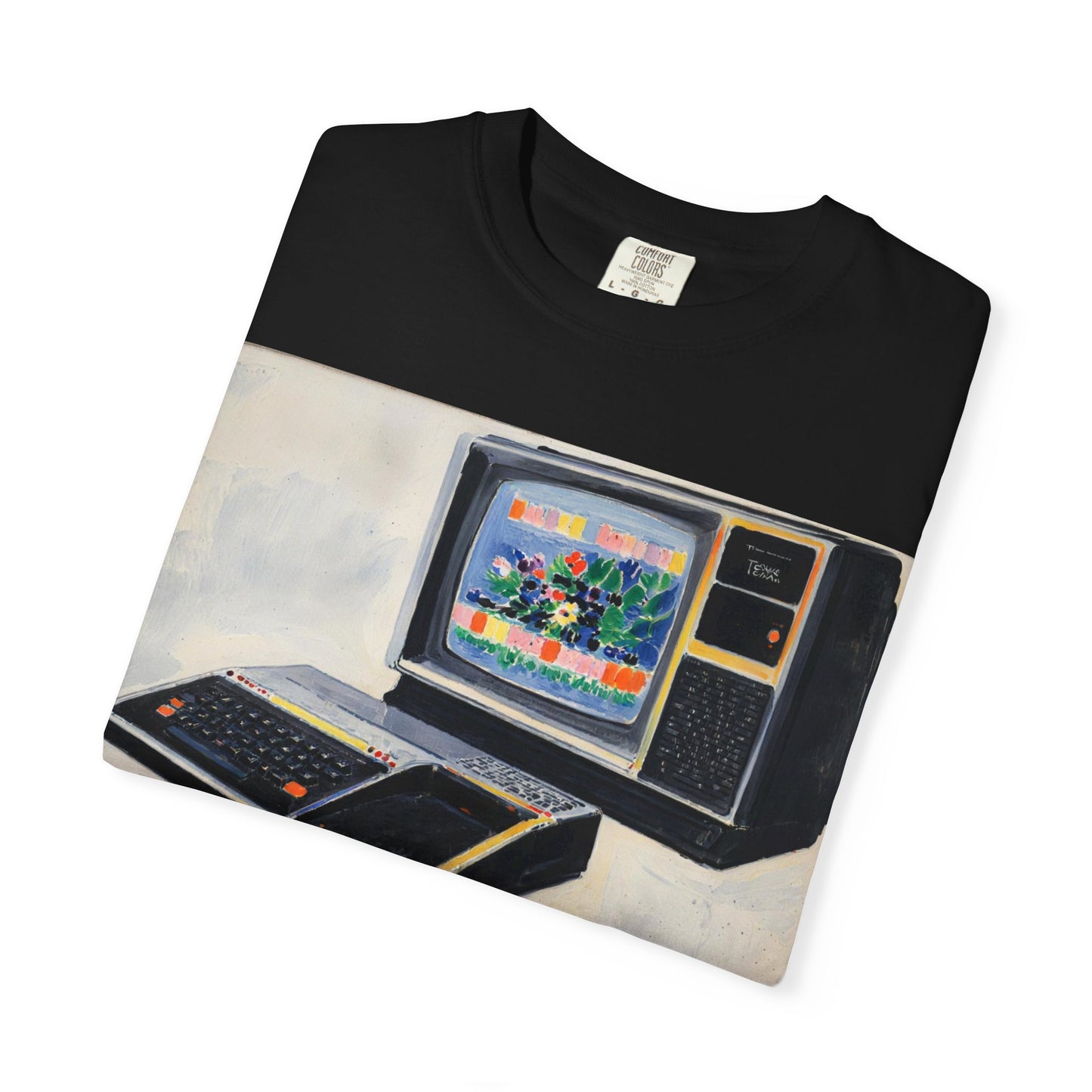 TI 99/4A Home Computer T-Shirt | Canvas Art Color | Ideal for tech enthusiasts and collectors