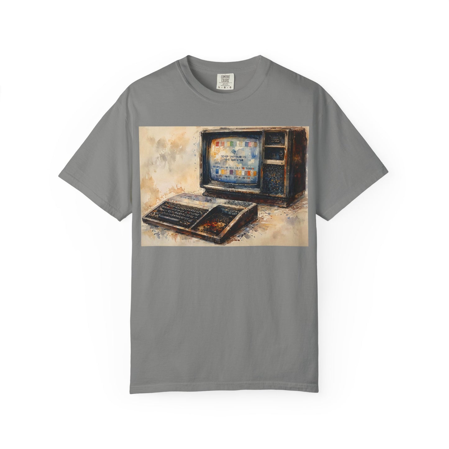 TI 99/4A Home Computer T-Shirt | Oil Art Color | Ideal for tech enthusiasts and collectors