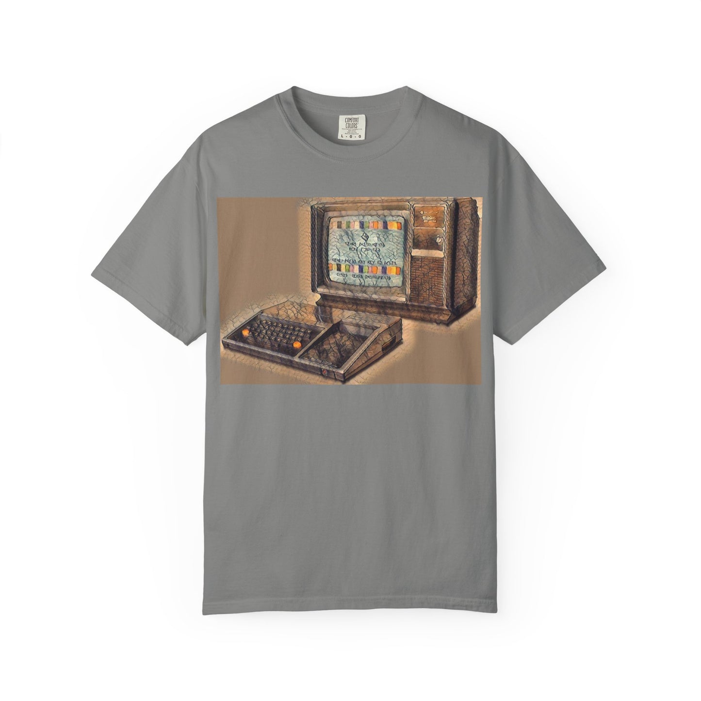 TI 99/4A Home Computer T-Shirt | Sepia/Color Art | Ideal for tech enthusiasts and collectors
