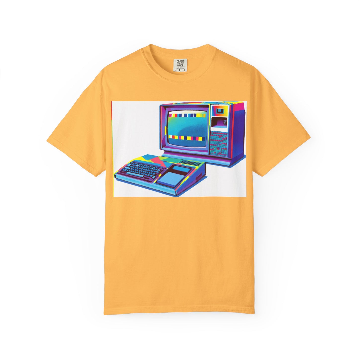 TI 99/4A Home Computer T-Shirt | Multi Color Modern Art | Ideal for tech enthusiasts and collectors