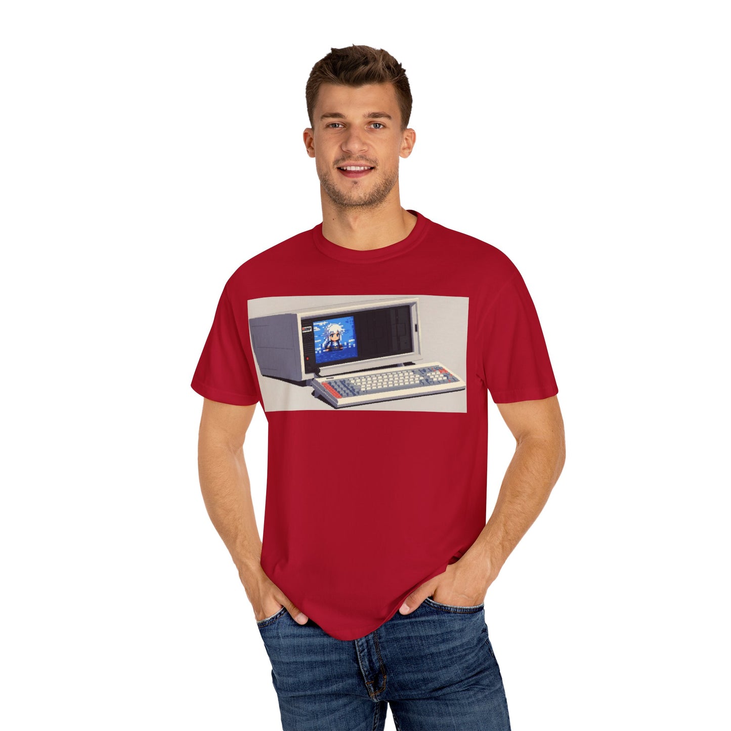 Classic Luggable PC T-Shirt - Pixel Art Color