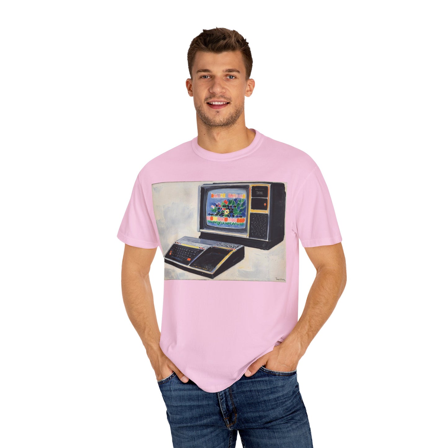 TI 99/4A Home Computer T-Shirt | Canvas Art Color | Ideal for tech enthusiasts and collectors