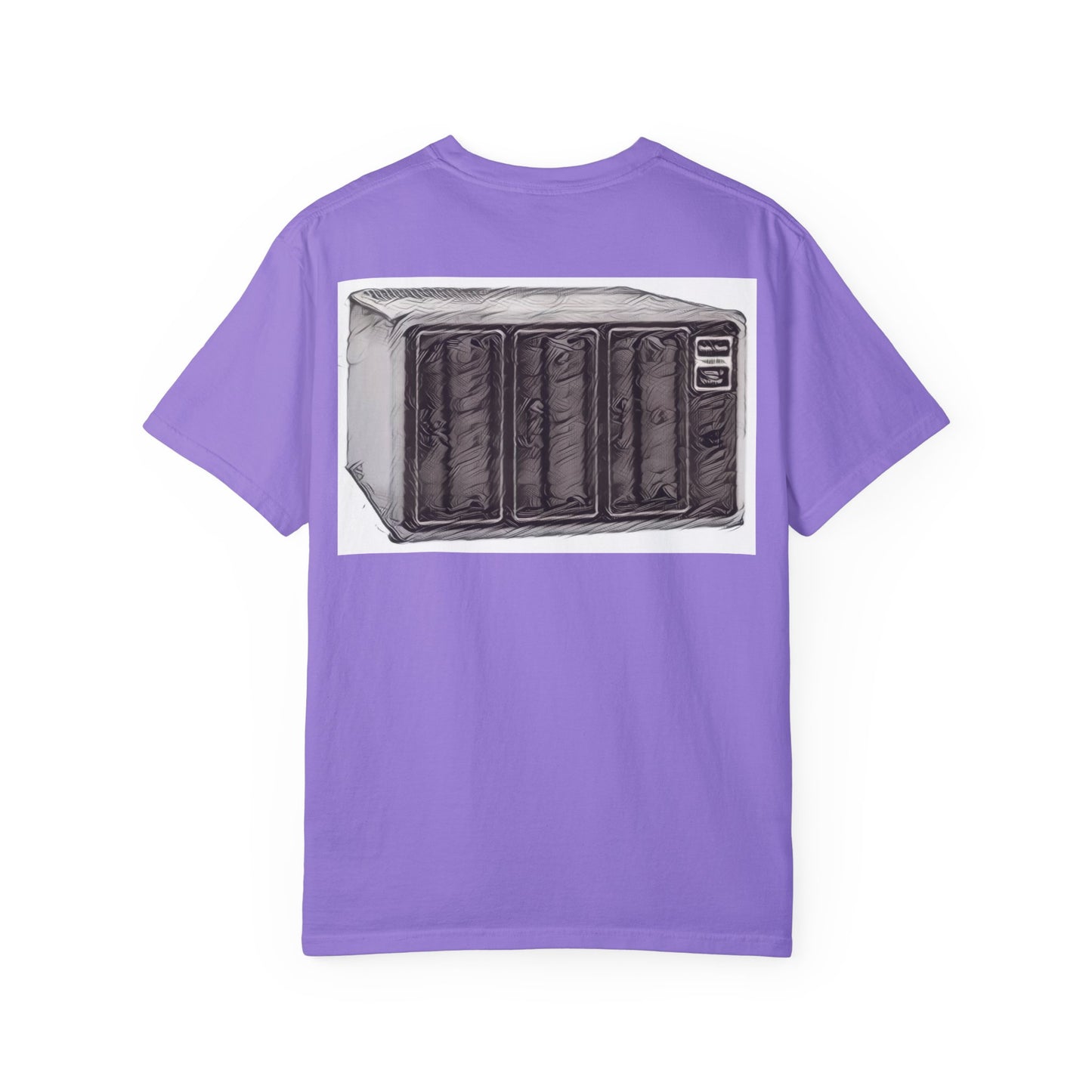 Classic Business Machine With Floppy Disk Bay T-Shirt - Ink Art Monochrome