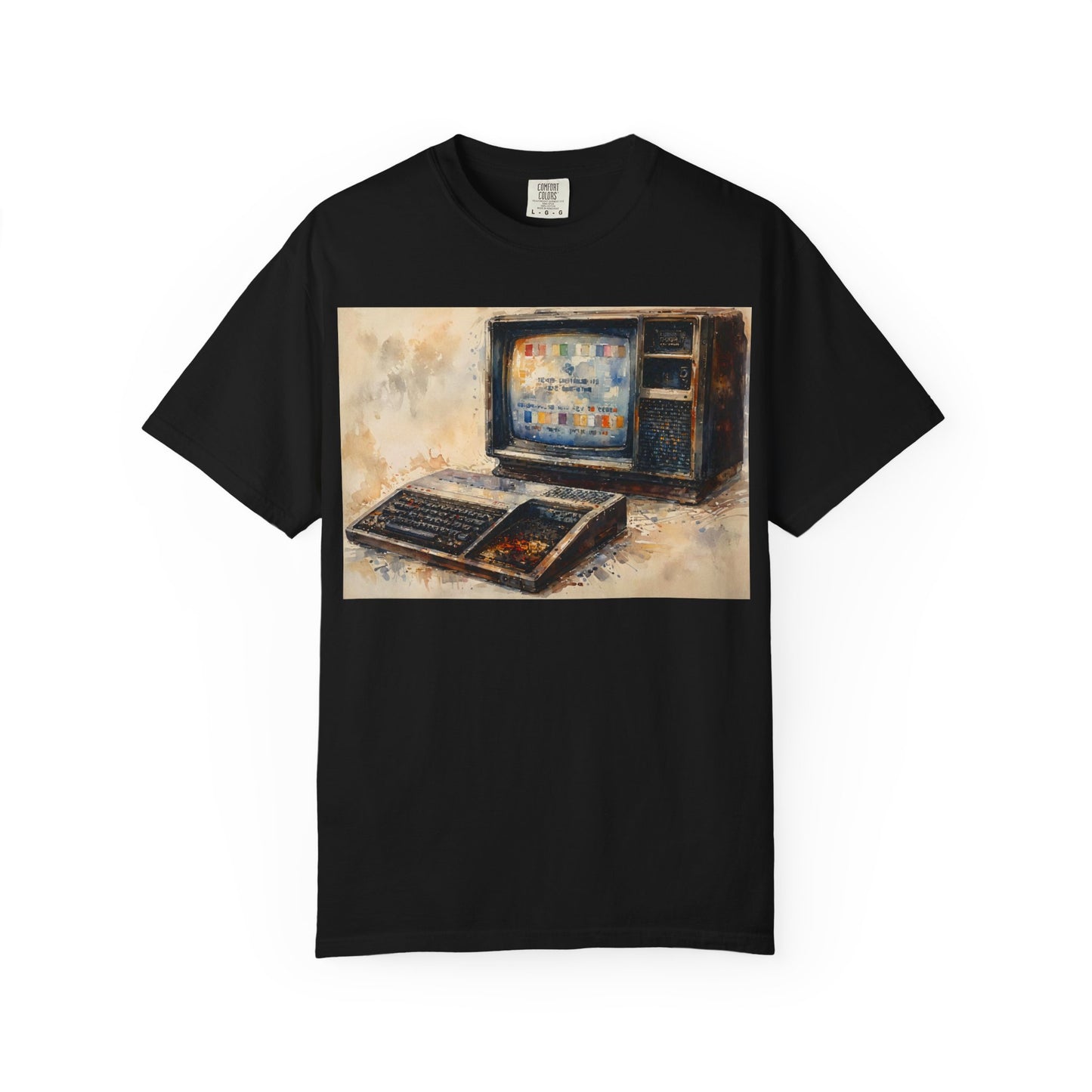 TI 99/4A Home Computer T-Shirt | Oil Art Color | Ideal for tech enthusiasts and collectors