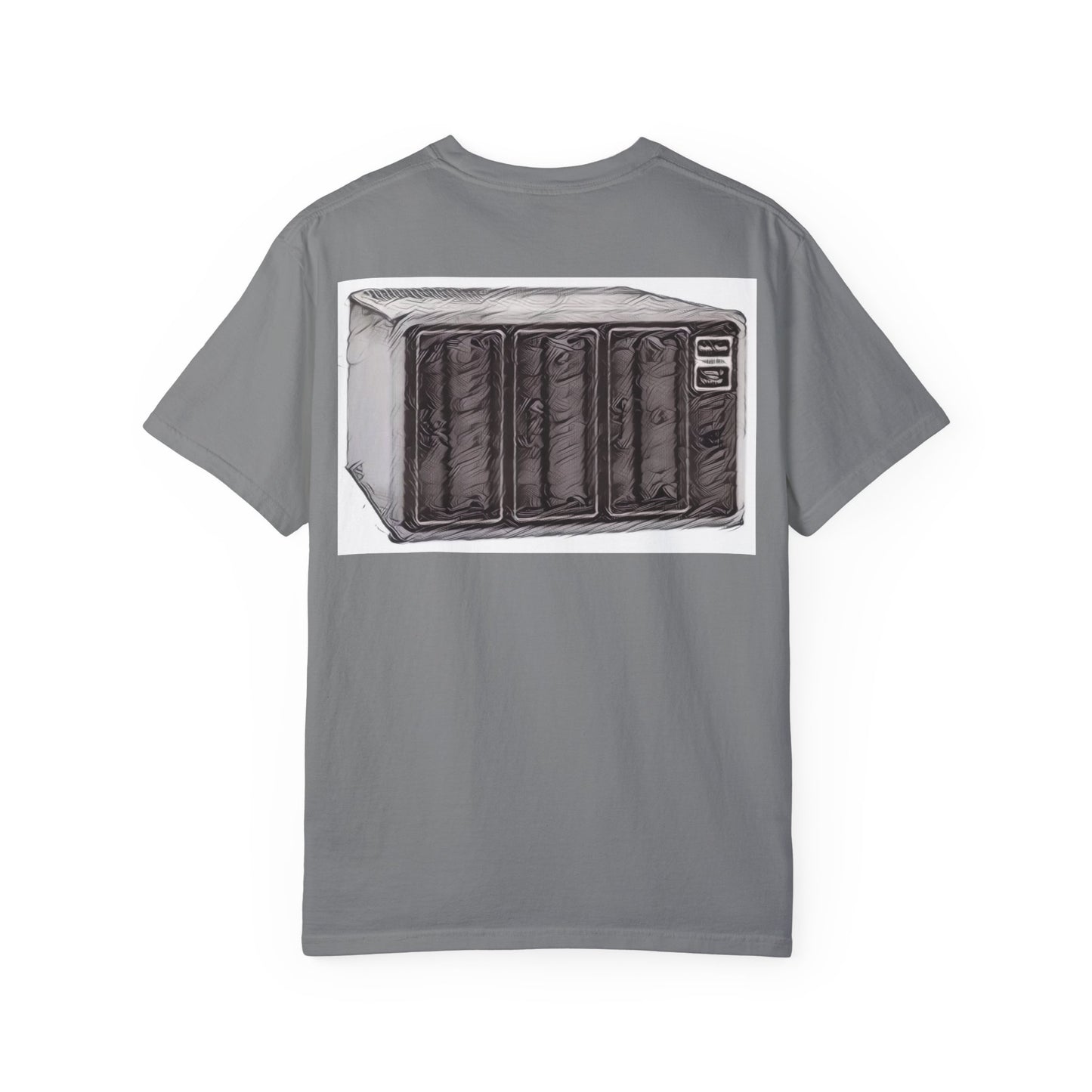 Classic Business Machine With Floppy Disk Bay T-Shirt - Ink Art Monochrome