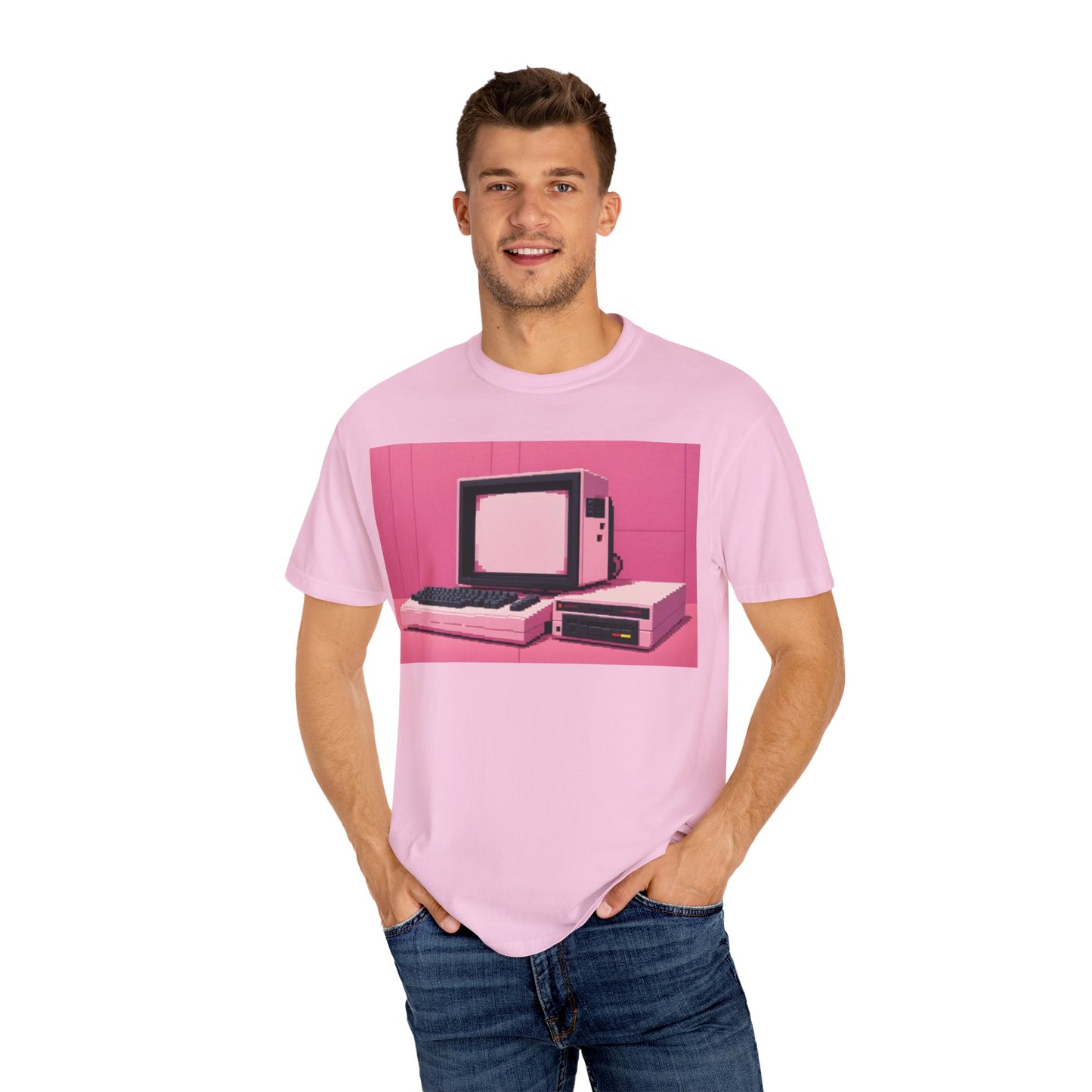 Classic 8 Bit Home Entertainment System T-Shirt | Pixel Art Color | Ideal for tech enthusiasts and collectors