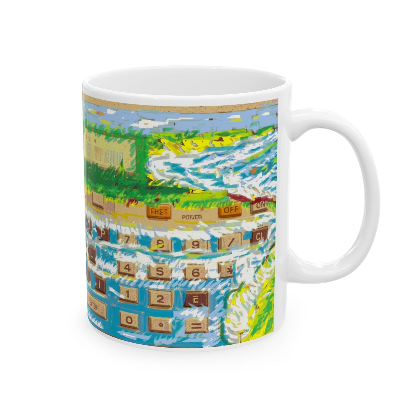 Classic Pocket Computer Mug | Custom Art | Perfect for Tech Lovers