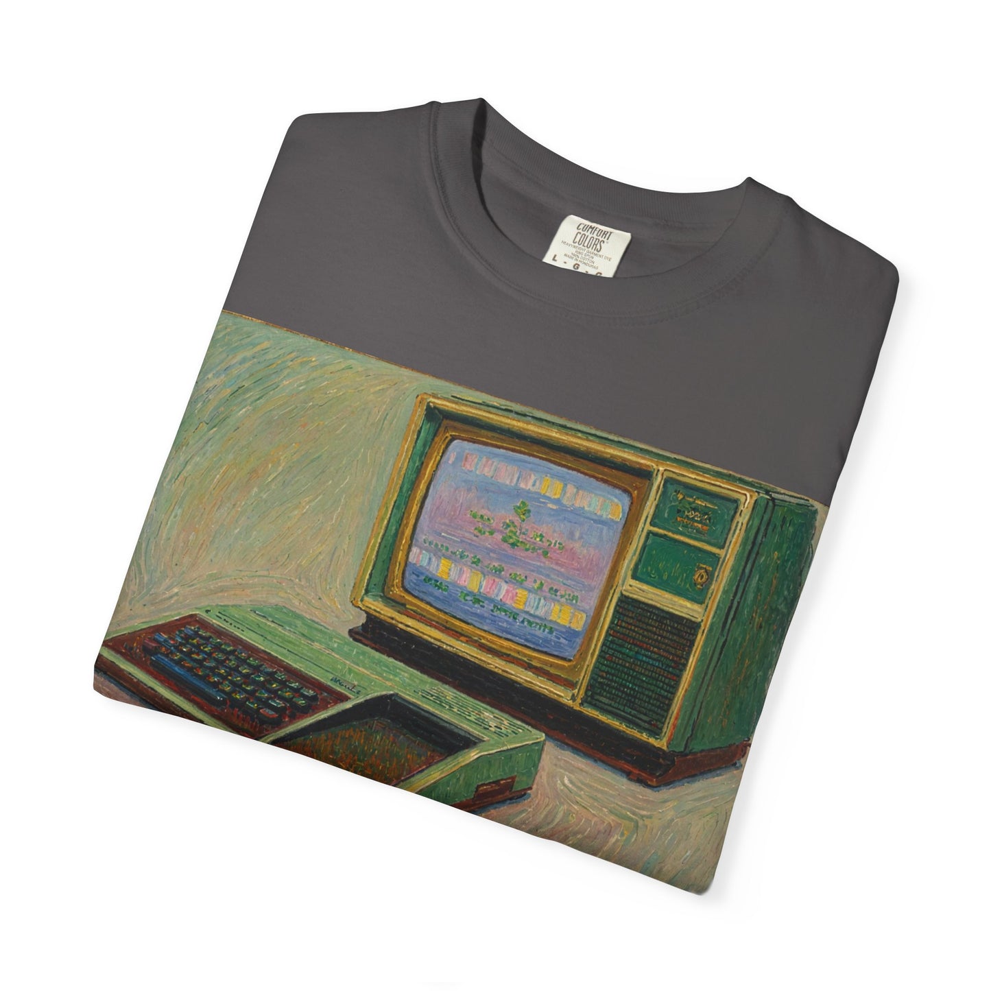 TI 99/4A Home Computer T-Shirt | Oil Art 2 | Ideal for tech enthusiasts and collectors