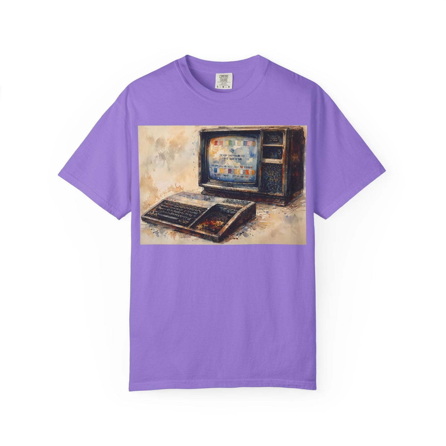 TI 99/4A Home Computer T-Shirt | Oil Art Color | Ideal for tech enthusiasts and collectors