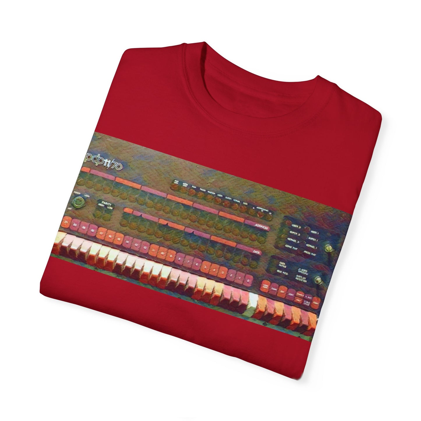 Classic Mini Computer T-Shirt - Paint Art Color