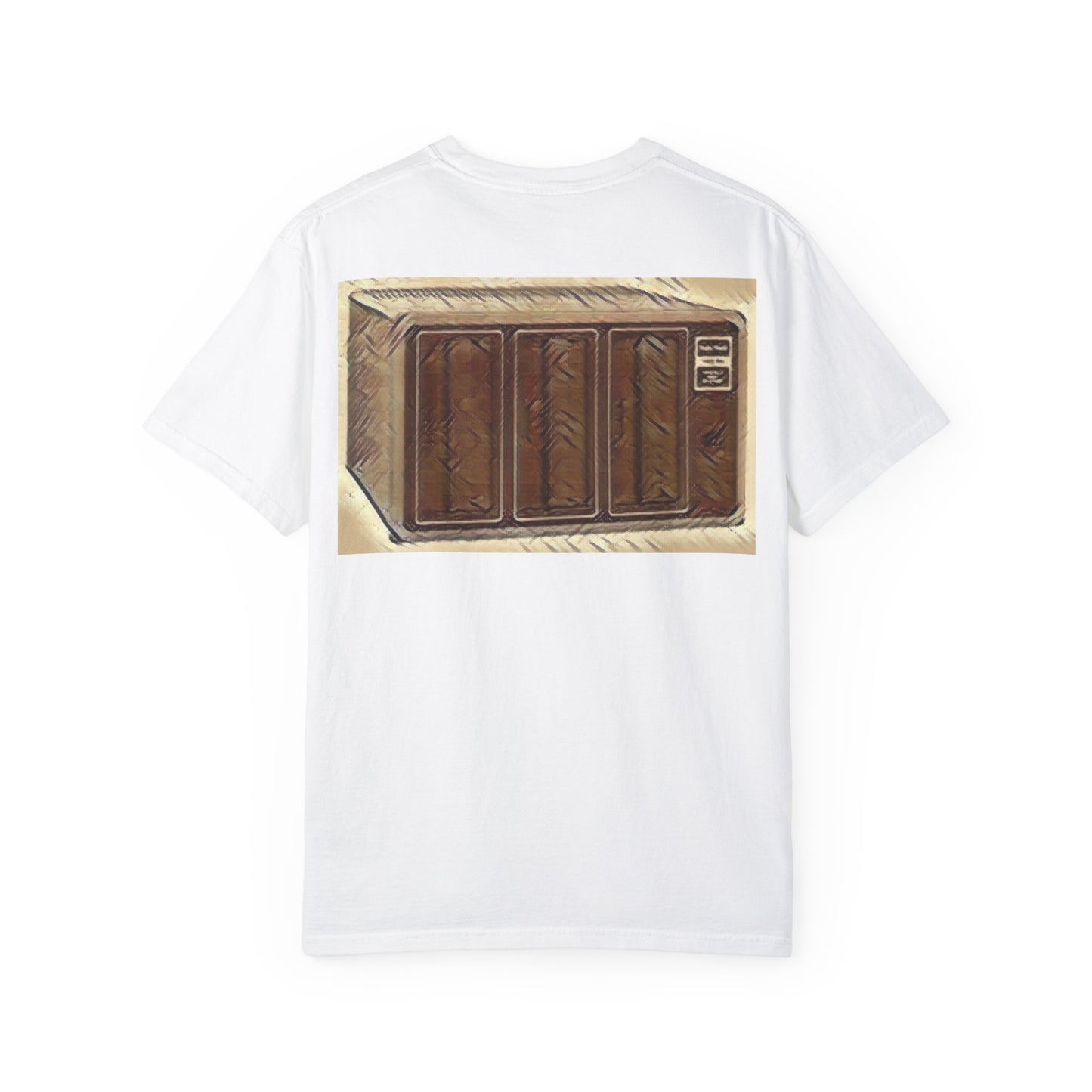 Classic Business Machine With Floppy Disk Bay T-Shirt - Mixed Art Sepia