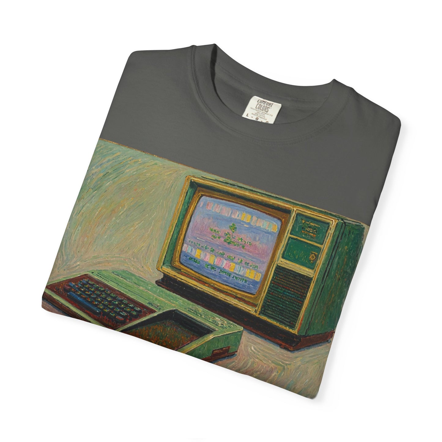 TI 99/4A Home Computer T-Shirt | Oil Art 2 | Ideal for tech enthusiasts and collectors