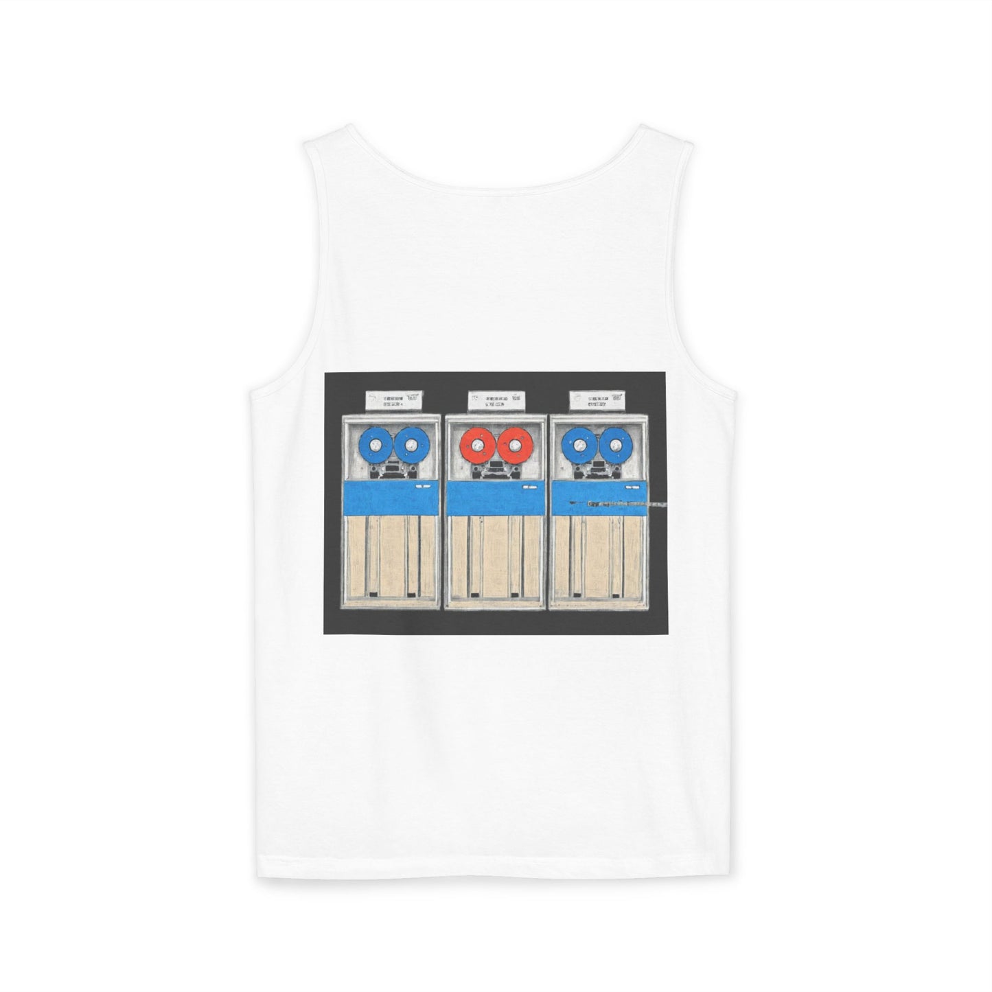 Mainframe Inspired Tank Top | Unisex Retro Graphic Tee for Tech Lovers, Summer Fashion, Gift for Nerds, Festival Wear, 80s Style