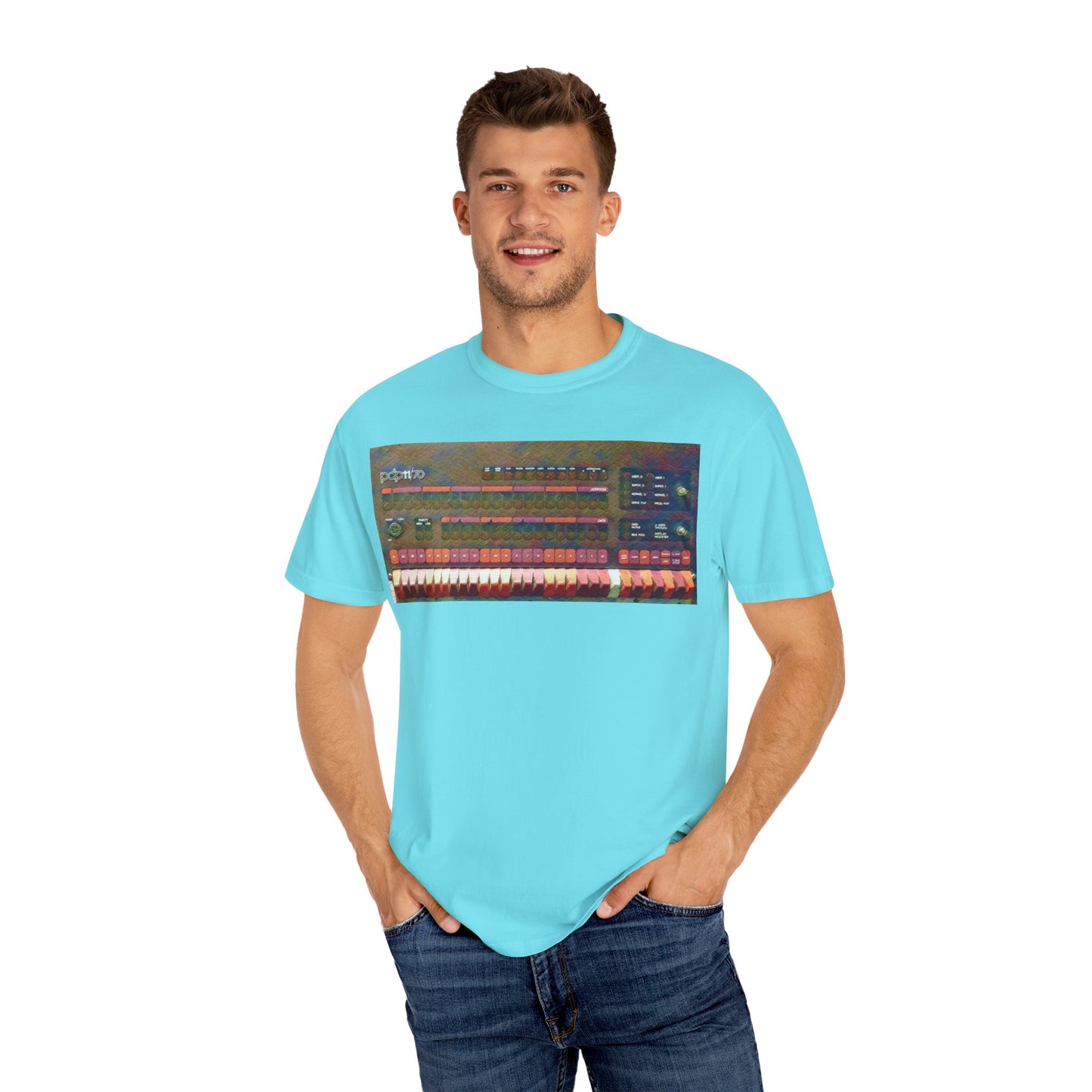 Classic Mini Computer T-Shirt - Paint Art Color