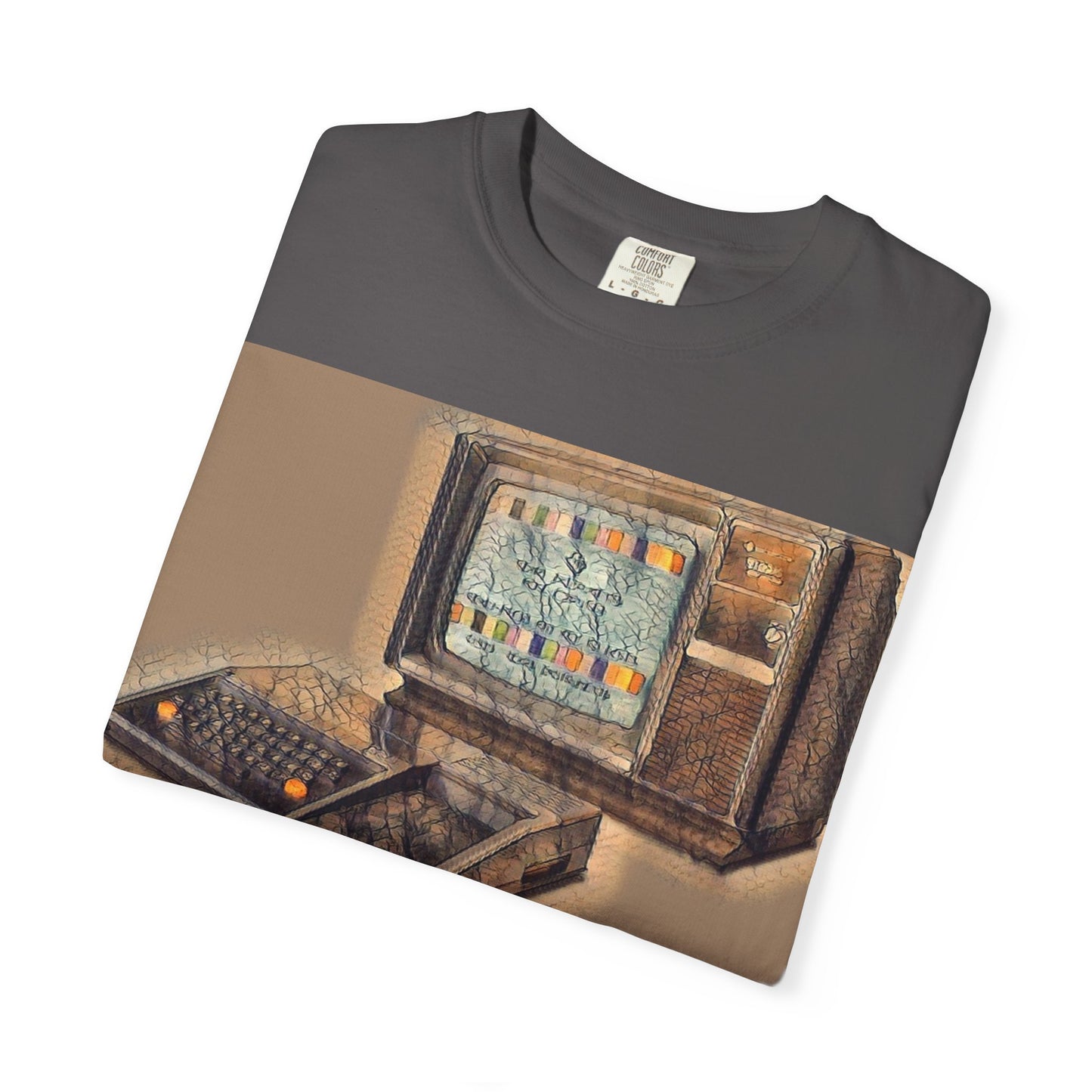 TI 99/4A Home Computer T-Shirt | Sepia/Color Art | Ideal for tech enthusiasts and collectors