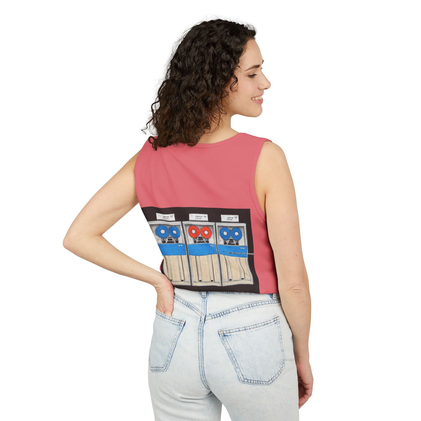 Mainframe Inspired Tank Top | Unisex Retro Graphic Tee for Tech Lovers, Summer Fashion, Gift for Nerds, Festival Wear, 80s Style