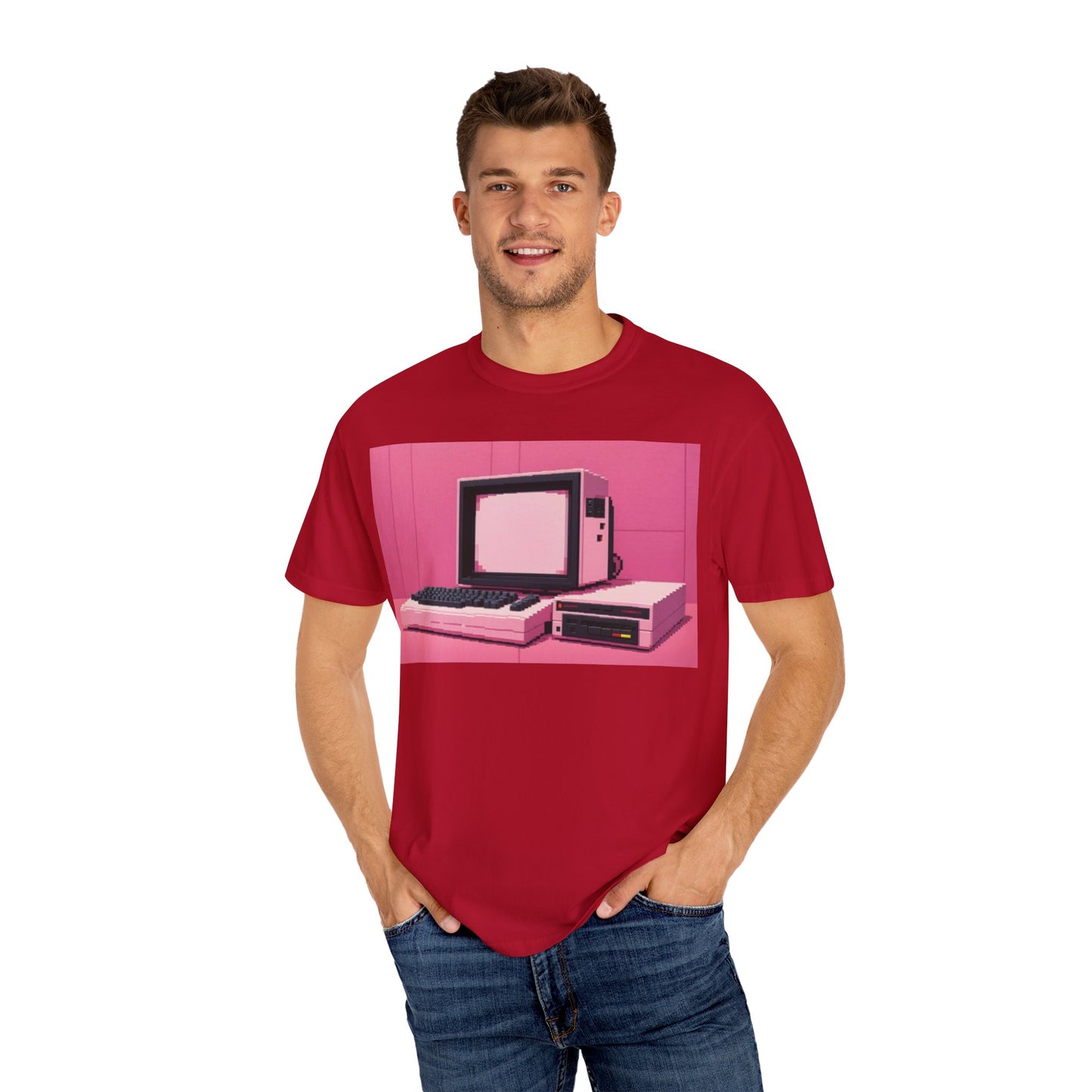 Classic 8 Bit Home Entertainment System T-Shirt | Pixel Art Color | Ideal for tech enthusiasts and collectors