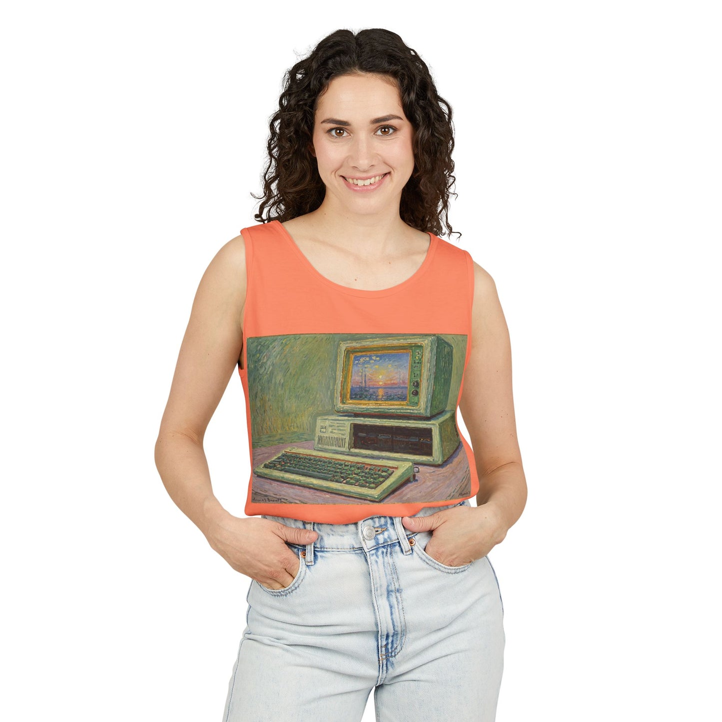 Classic PC Tank Top | Unisex Retro Graphic Tee for Tech Lovers, Summer Fashion, Gift for Nerds, Festival Wear, 80s Style