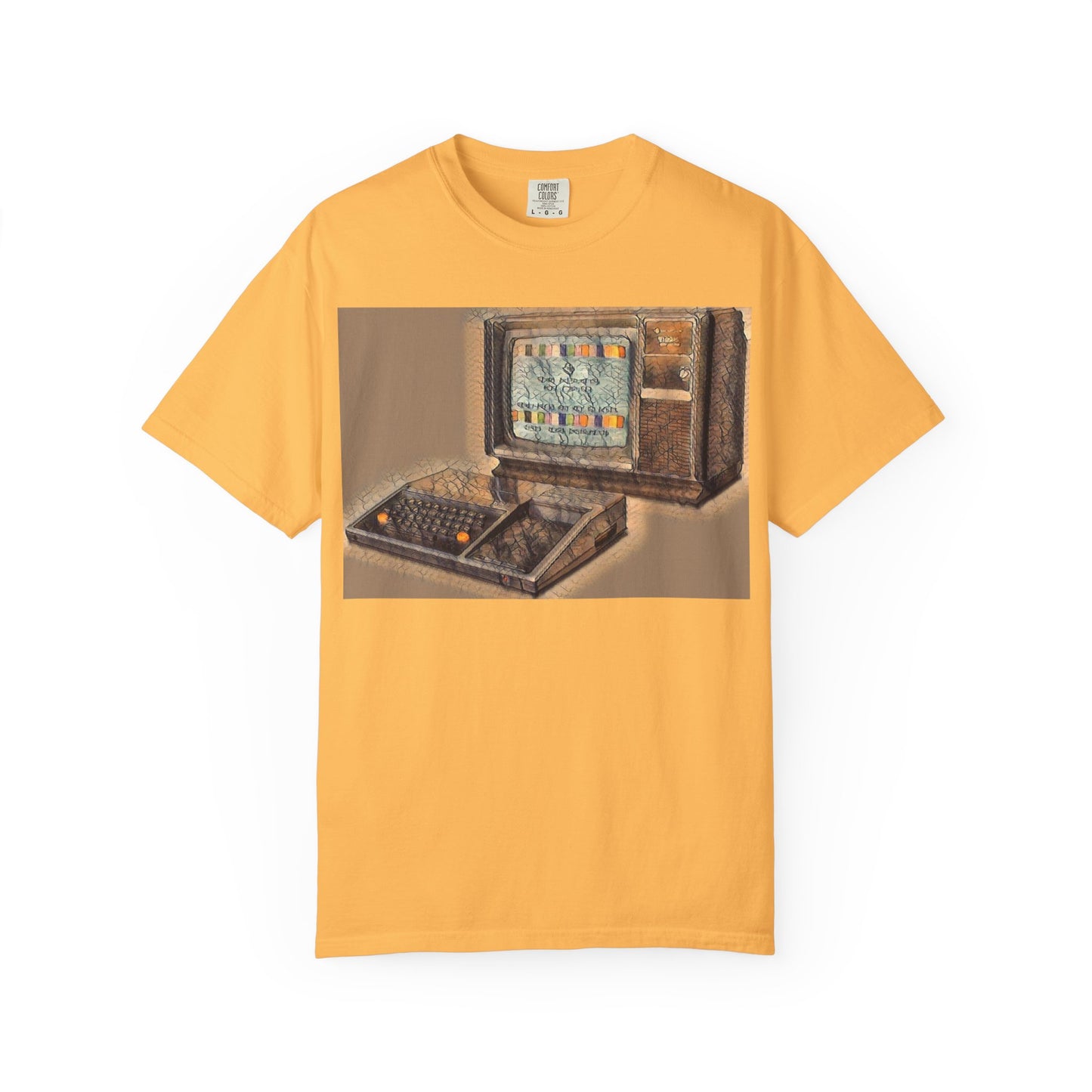 TI 99/4A Home Computer T-Shirt | Sepia/Color Art | Ideal for tech enthusiasts and collectors