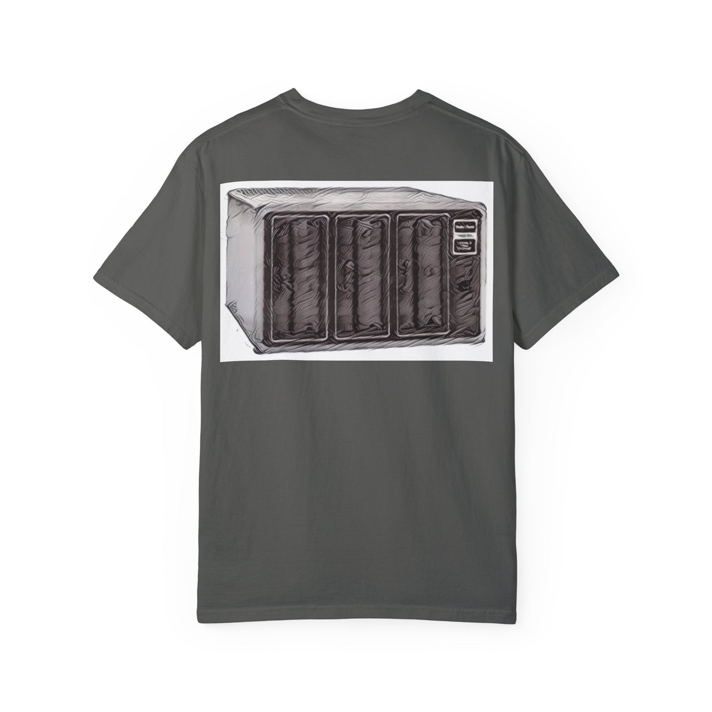 Classic Business Machine With Floppy Disk Bay T-Shirt - Ink Art Monochrome