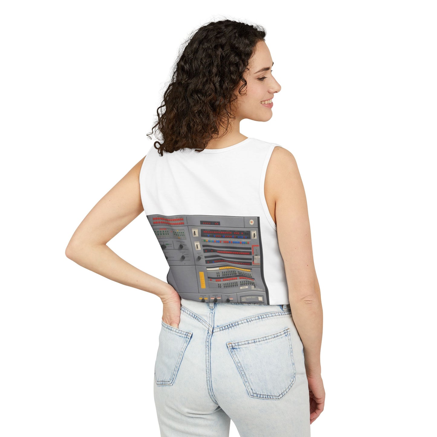 Mainframe Inspired #2 Tank Top | Unisex Retro Graphic Tee for Tech Lovers, Summer Fashion, Gift for Nerds, Festival Wear, 80s Style