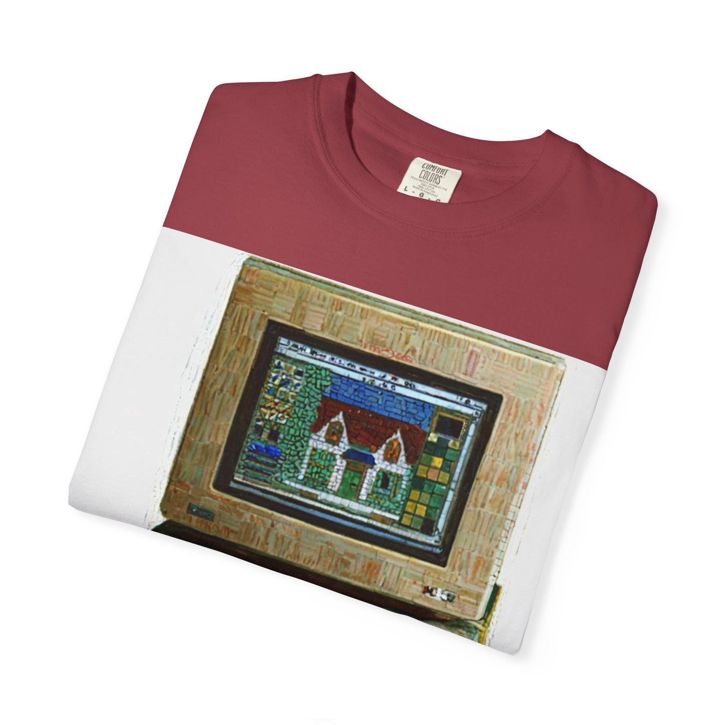 Classic business machine inspired T-Shirt | Oil Paint Art | Ideal for tech enthusiasts and collectors